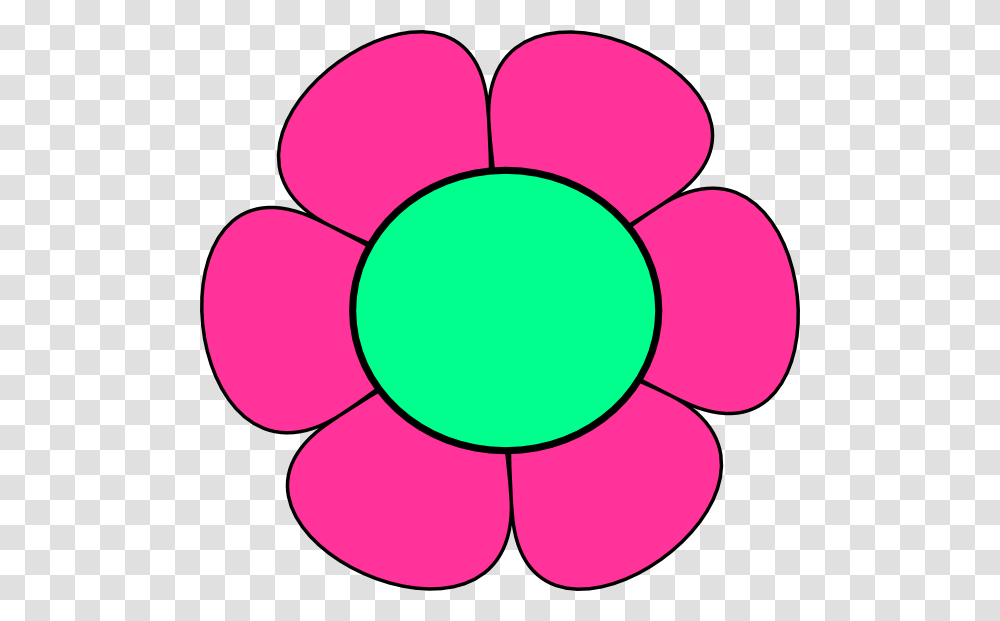Pink And Green Flower Clip Art At Clker Pink And Green Flower Clipart, Heart, Balloon Transparent Png
