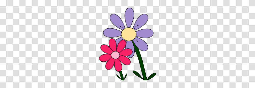 Pink And Purple Flowers Clip Art Image Clip Art Spring, Daisy, Plant, Daisies, Blossom Transparent Png