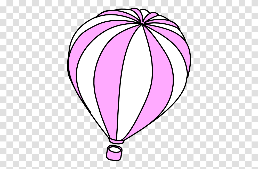 Pink And White Hot Air Balloon Clip Art, Aircraft, Vehicle, Transportation, Diamond Transparent Png