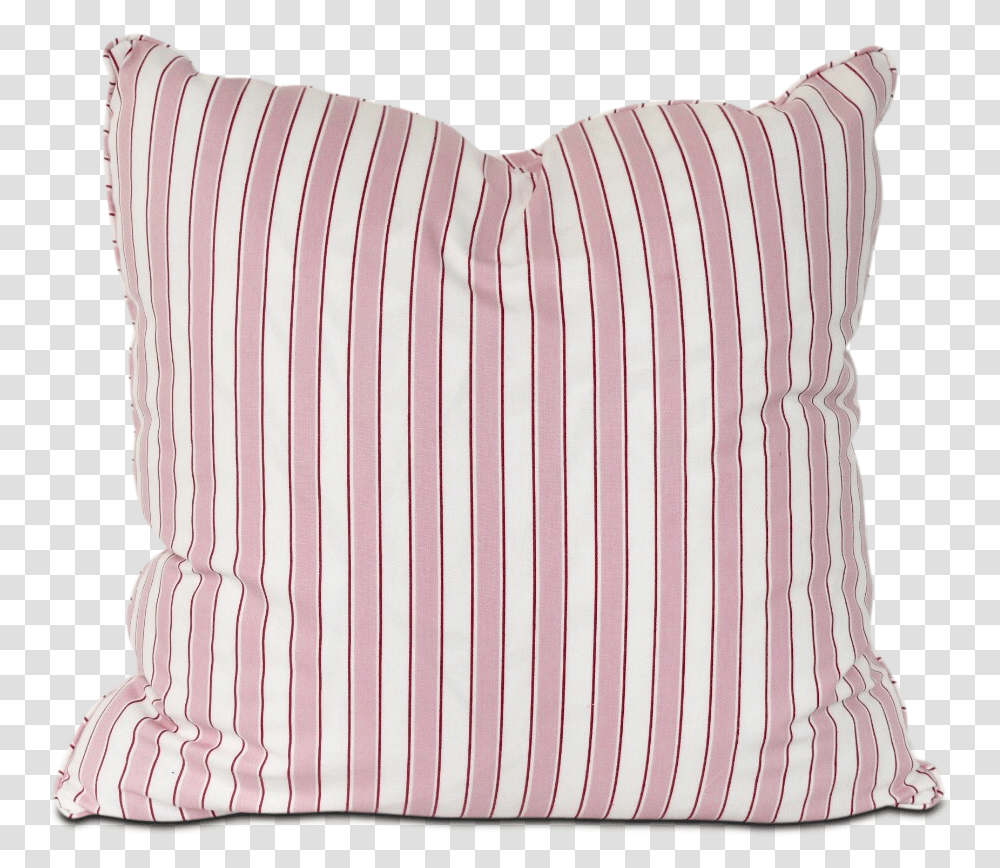 Pink And White Striped Cushions, Pillow, Apparel, Rug Transparent Png