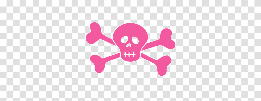 Pink And White Striped Pennants With A Pirate Theme, Hand, Rug, Label Transparent Png