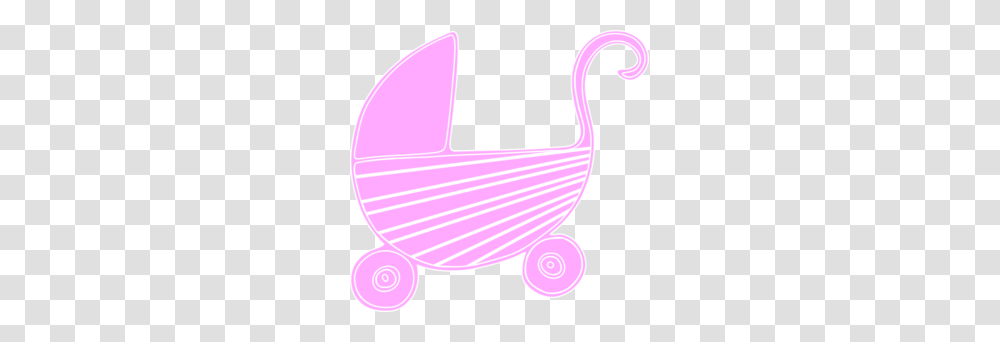 Pink Baby Bassinet Clipart, Animal, Lawn Mower, Tool, Bird Transparent Png