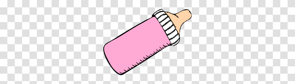 Pink Baby Bottle Clip Art, Rubber Eraser Transparent Png