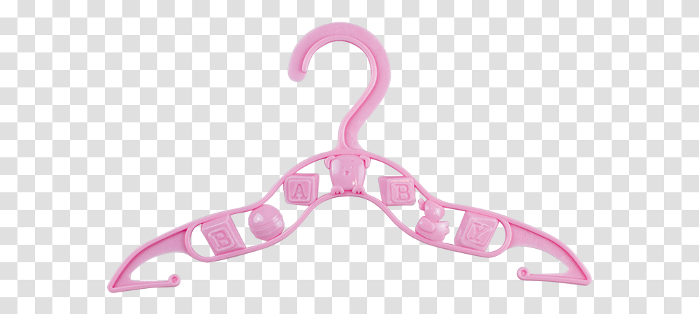 Pink Baby Clothes Hangers Trousers, Scissors, Blade, Weapon, Weaponry Transparent Png