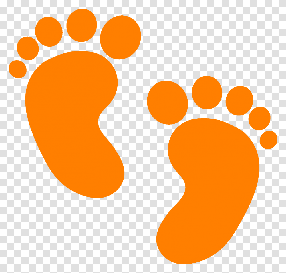 Pink Baby Footprint Dot Transparent Png