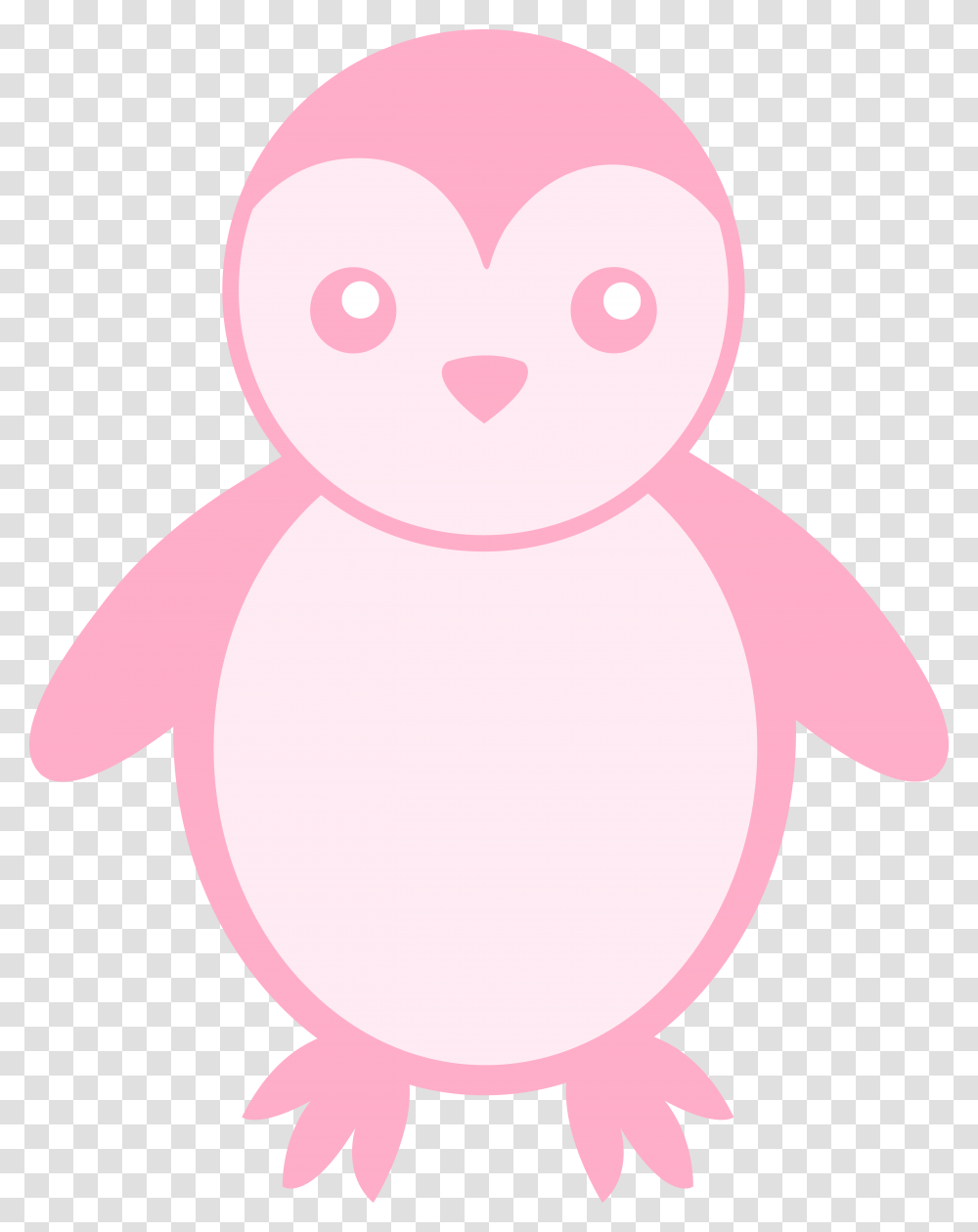 Pink Baby Penguin, Outdoors, Nature, Animal, Snowman Transparent Png