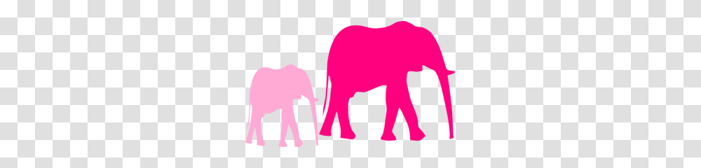 Pink Baby Shower Elephant Mom And Baby Clip Art, Mammal, Animal, Wildlife, Aardvark Transparent Png