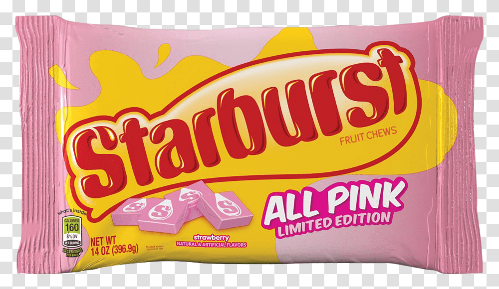 Pink Bag Of Starburst, Food, Candy, Gum, Sweets Transparent Png