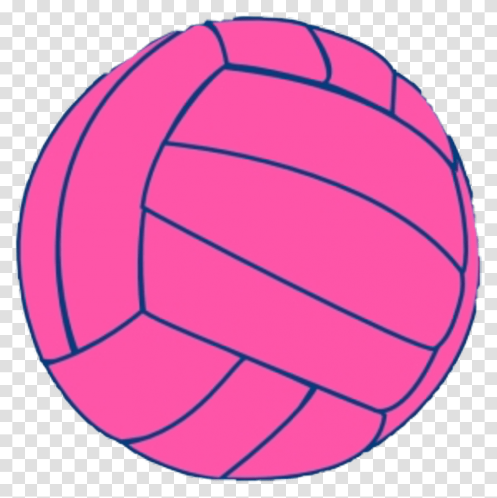 Pink Ball Volleyball Art Icon Aesthetic Tumblr Netball, Soccer Ball, Football, Team Sport, Sports Transparent Png
