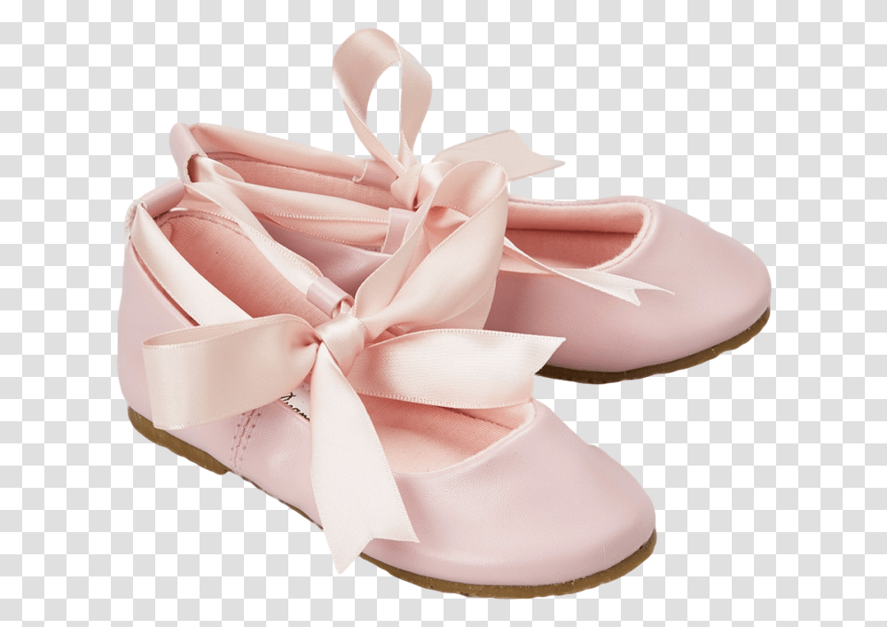 Pink Ballet Flats For Toddlers Girls Ballet Flat With Ribbon, Apparel, Footwear, Rose Transparent Png