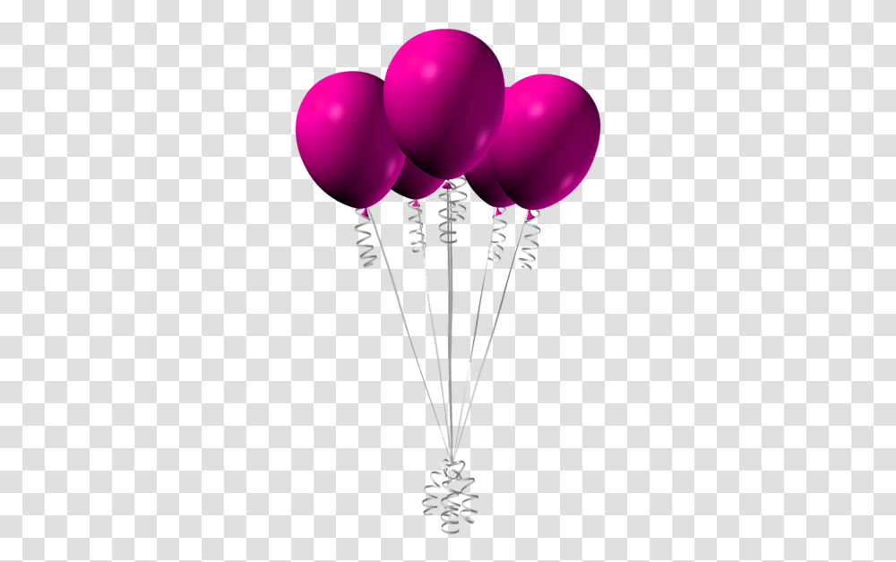 Pink Balloons Clipart Image Pink Birthday Balloons Transparent Png