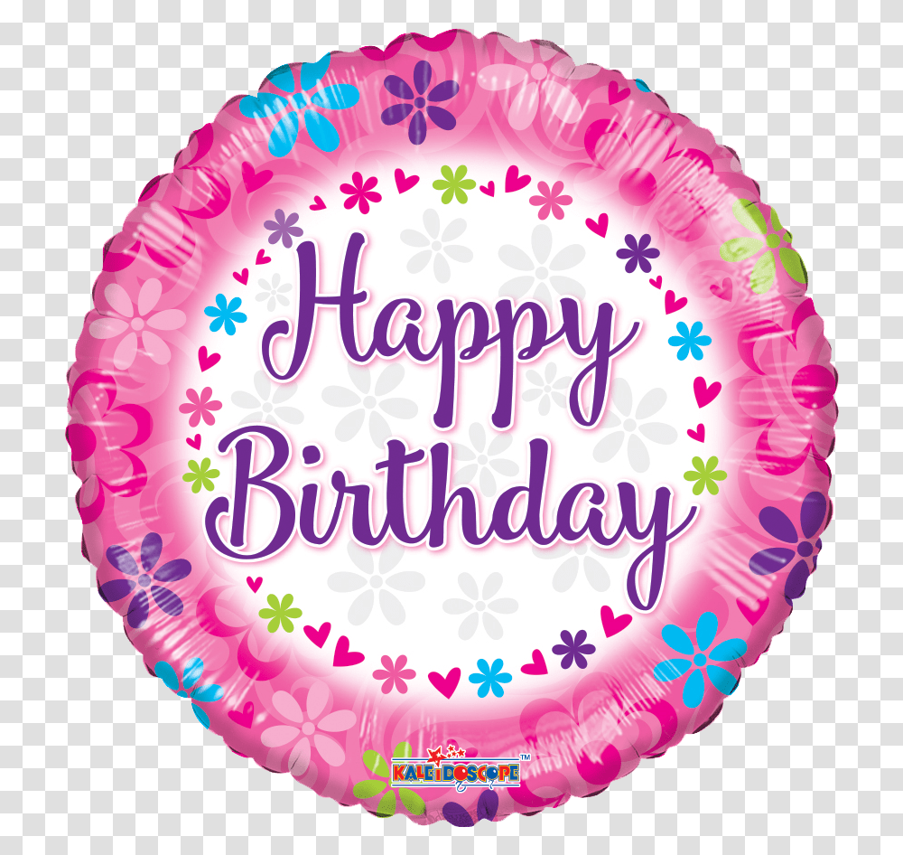 Pink Balloons Pink Balloons Happy Birthday, Birthday Cake, Dessert, Food Transparent Png