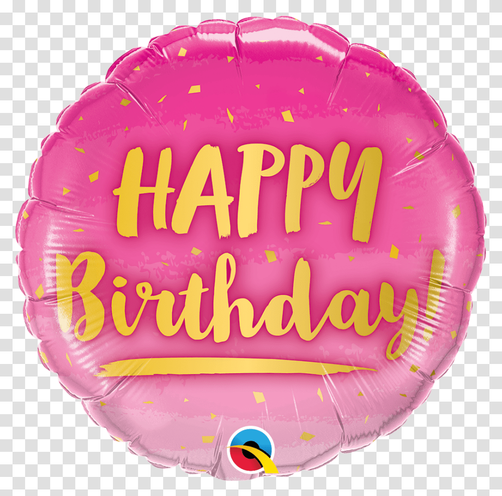 Pink Balloons Pink Birthday Mylar Balloons, Birthday Cake, Dessert, Food, Helmet Transparent Png