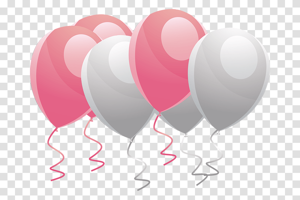 Pink Balloons Vector Download Transparent Png