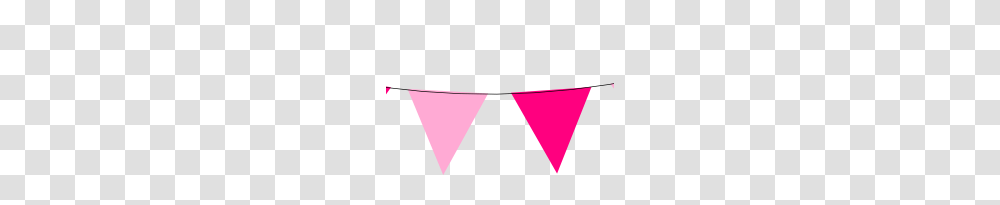 Pink Banner Picture Vector Clipart, Triangle Transparent Png