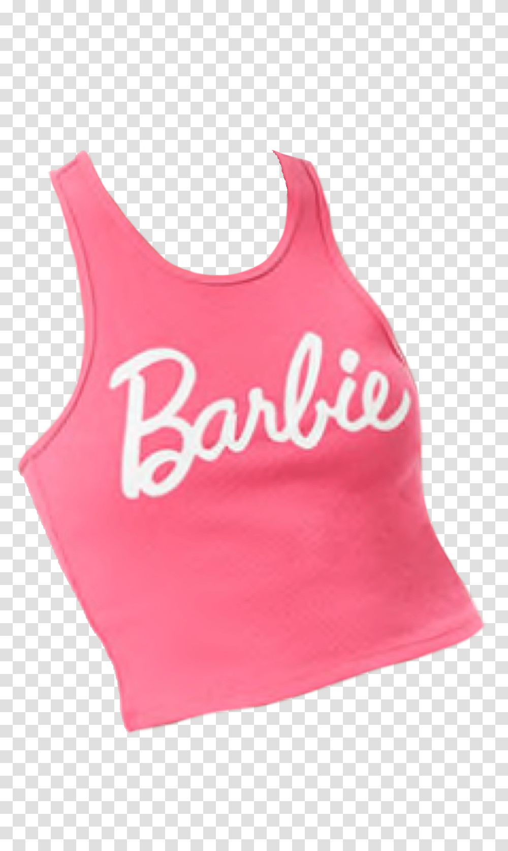 Pink Barbie Tank Top, Apparel, Undershirt Transparent Png