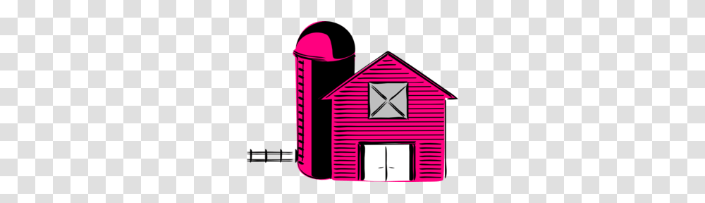 Pink Barn Clip Art, Building, Nature, Housing, Outdoors Transparent Png