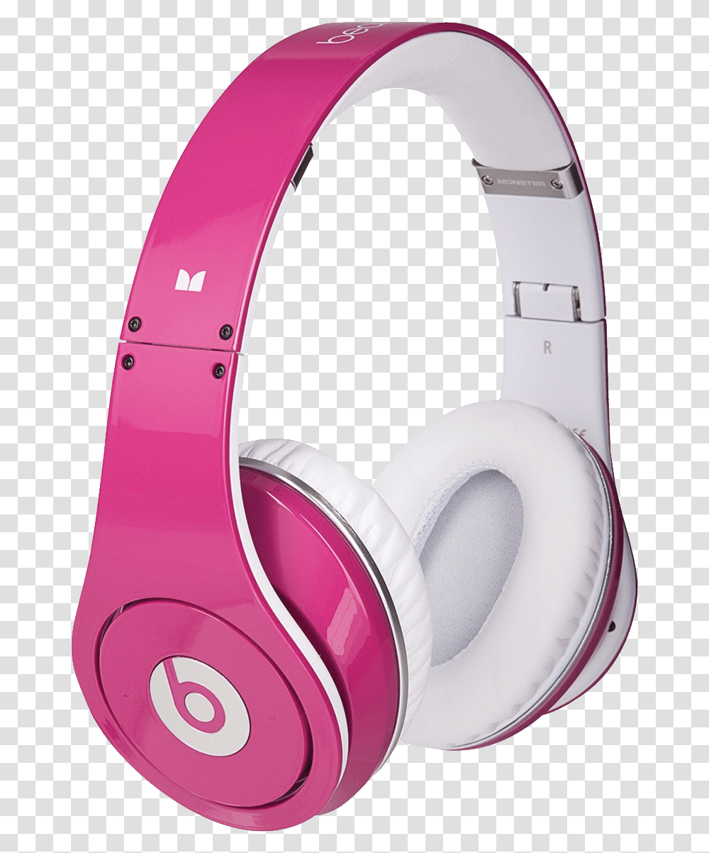 Pink Beat Headphones Pink Headphones, Electronics, Headset, Toilet, Bathroom Transparent Png