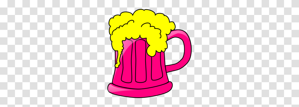 Pink Beer Mug Clip Art, Stein, Jug Transparent Png