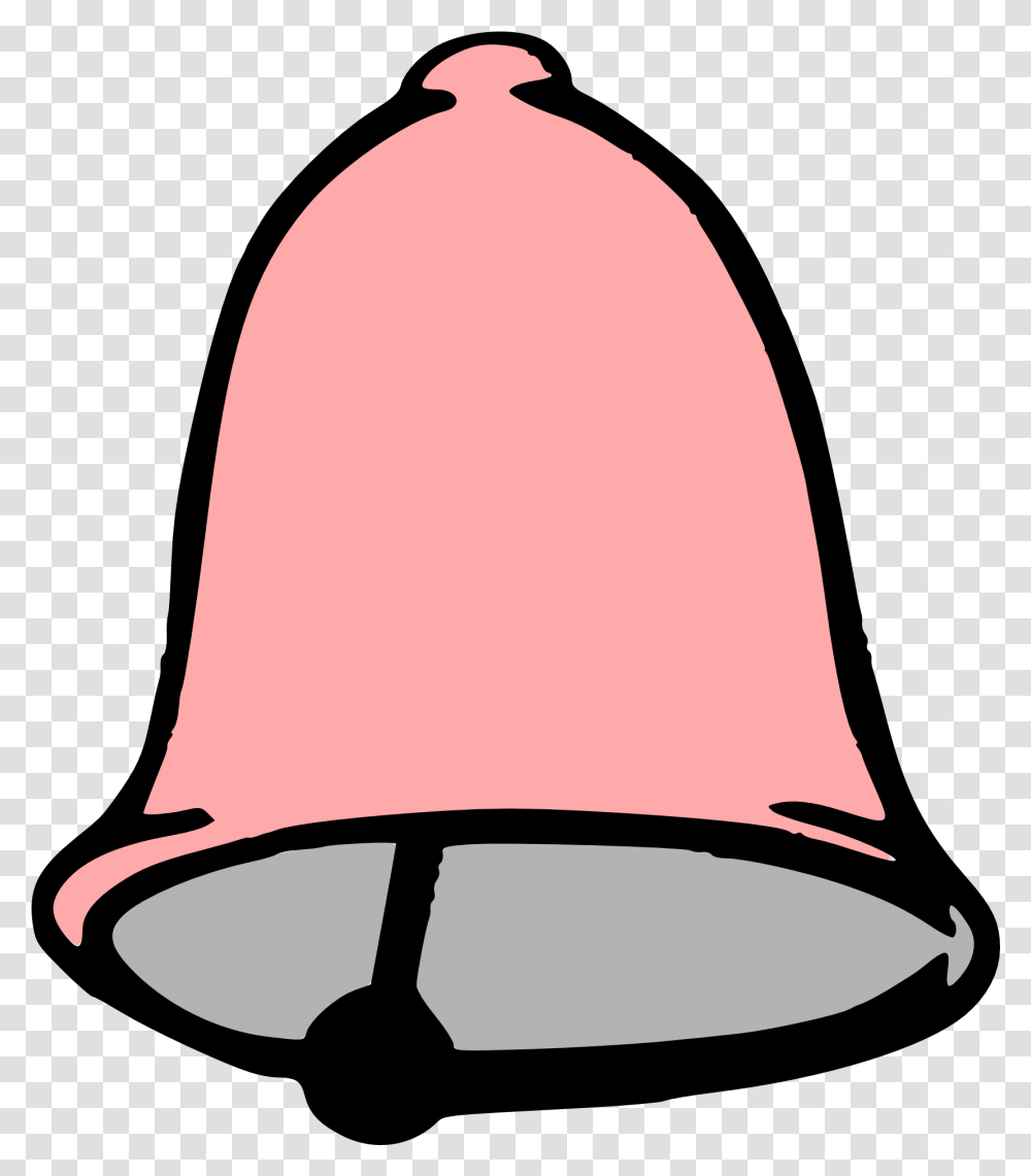 Pink Bell Drawing Free Image Download Words Ending In Ell, Baseball Cap, Hat, Clothing, Apparel Transparent Png