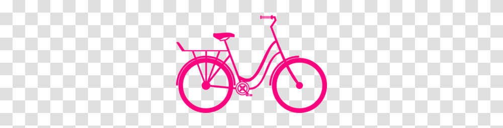 Pink Bike Clip Art, Vehicle, Transportation, Bicycle, Tandem Bicycle Transparent Png