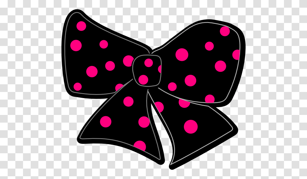 Pink Black Bow Clipart, Texture, Polka Dot, Tie, Accessories Transparent Png