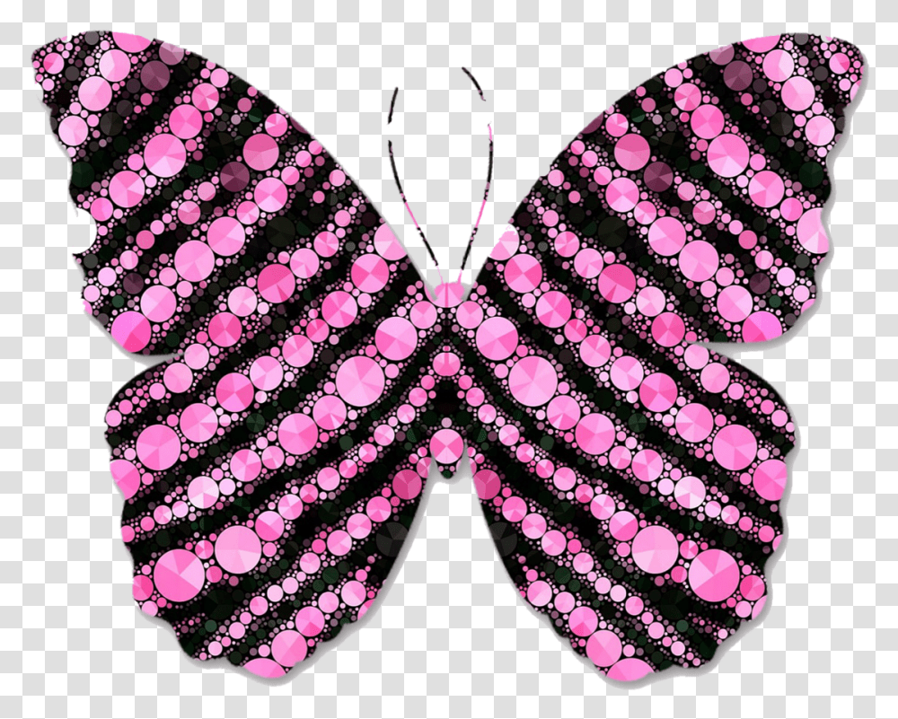 Pink Black Zebra Print Free Photo Butterfly Pink And Back Hd, Chandelier, Lamp, Purple, Pattern Transparent Png