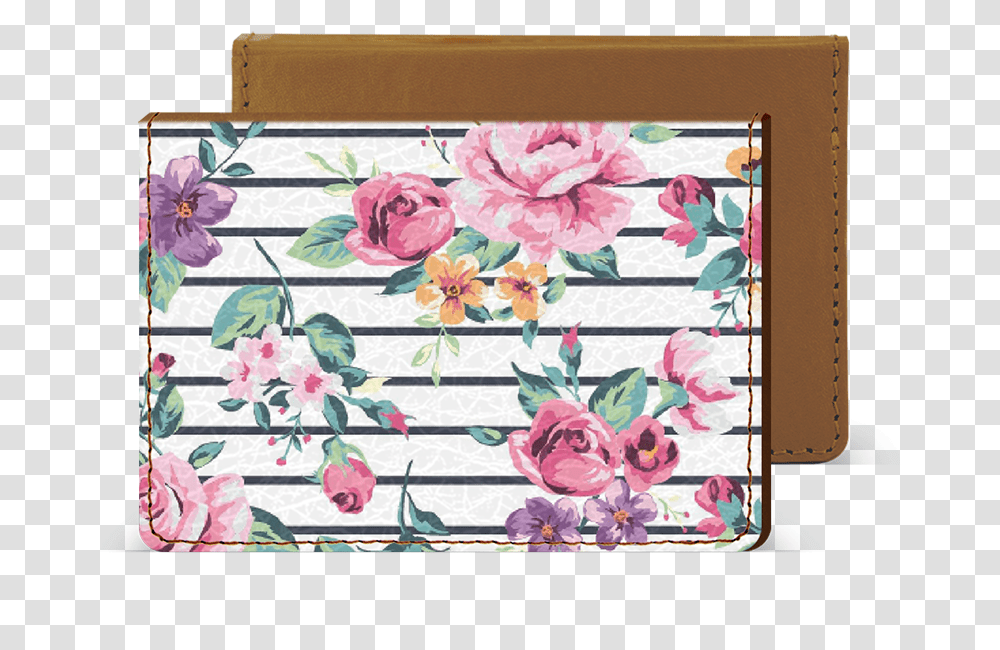Pink Bloom Streak Credit Card Wallet Vintage Flower Stripe Background, Furniture, Rug, Dahlia Transparent Png