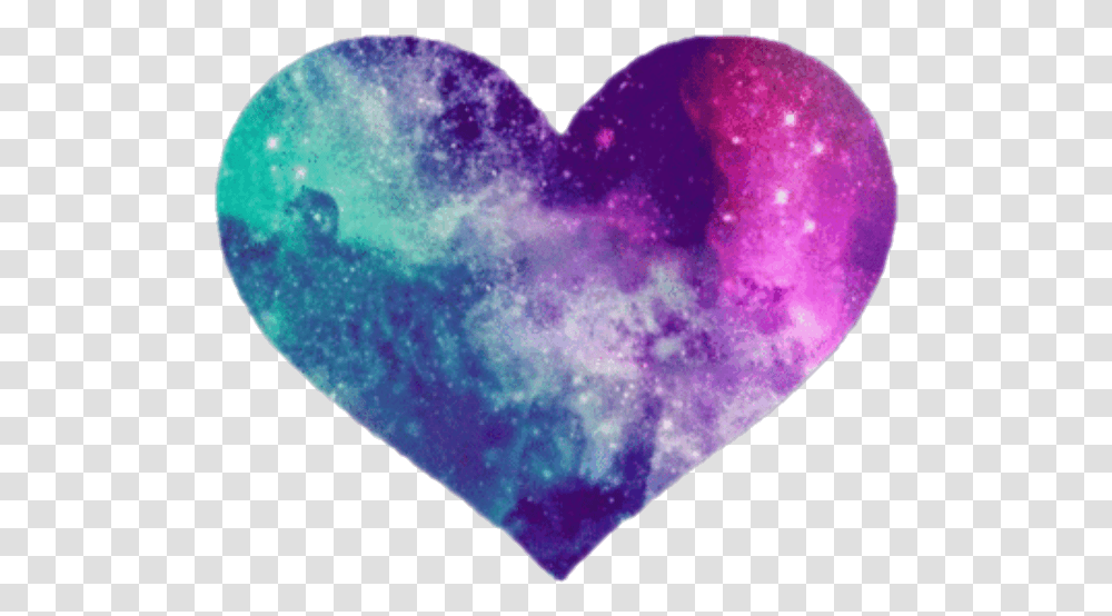 Pink Blue Purple Galaxy Moon Folder Color Crop Moon Purple Blue Pink, Heart, Outer Space, Night, Astronomy Transparent Png
