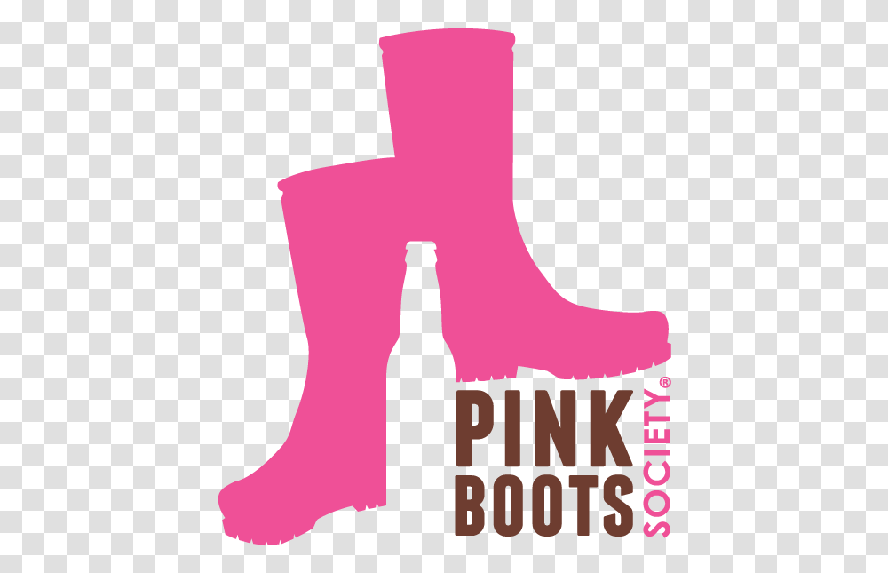 Pink Boots Society Logo, Bottle, Beverage, Alcohol Transparent Png
