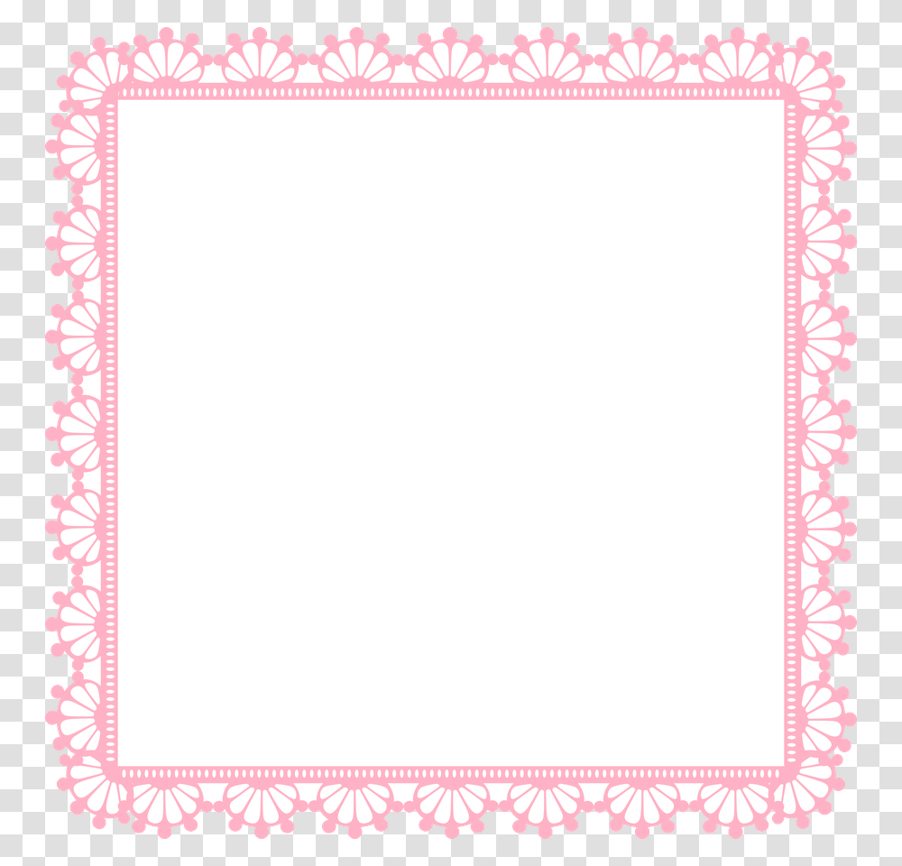 Pink Border Frame Clipart Background, Rug, Mirror, Oval, Texture Transparent Png