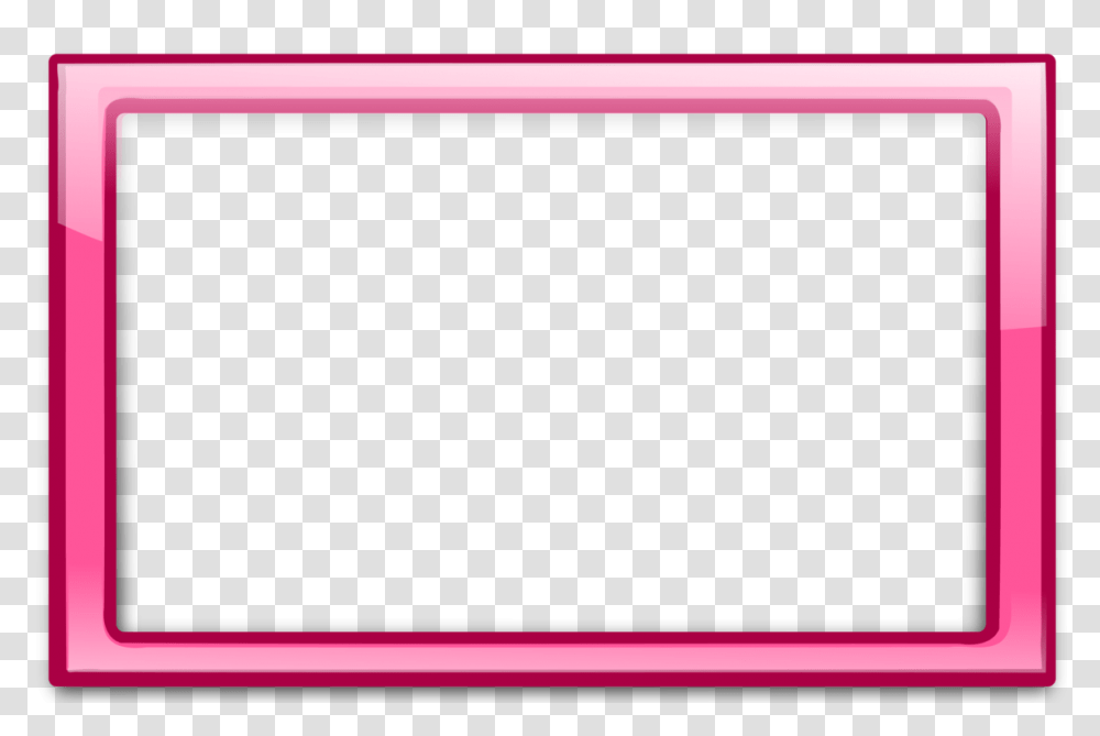 Pink Borders And Frames Red Template Color, Screen, Electronics, Monitor, Light Transparent Png