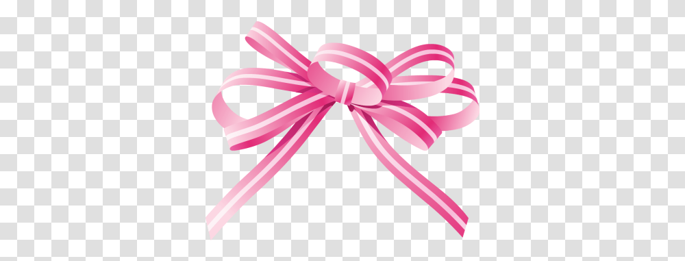 Pink Bow Clipart Ribbon And Vector, Knot, Rattle Transparent Png
