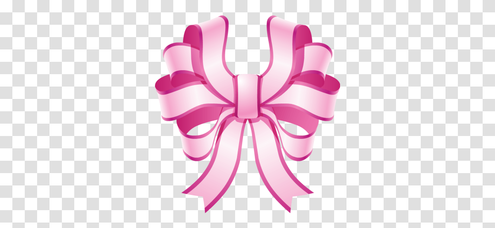 Pink Bow Clipart Ribbon Vector, Purple, Graphics, Diwali, Dahlia Transparent Png