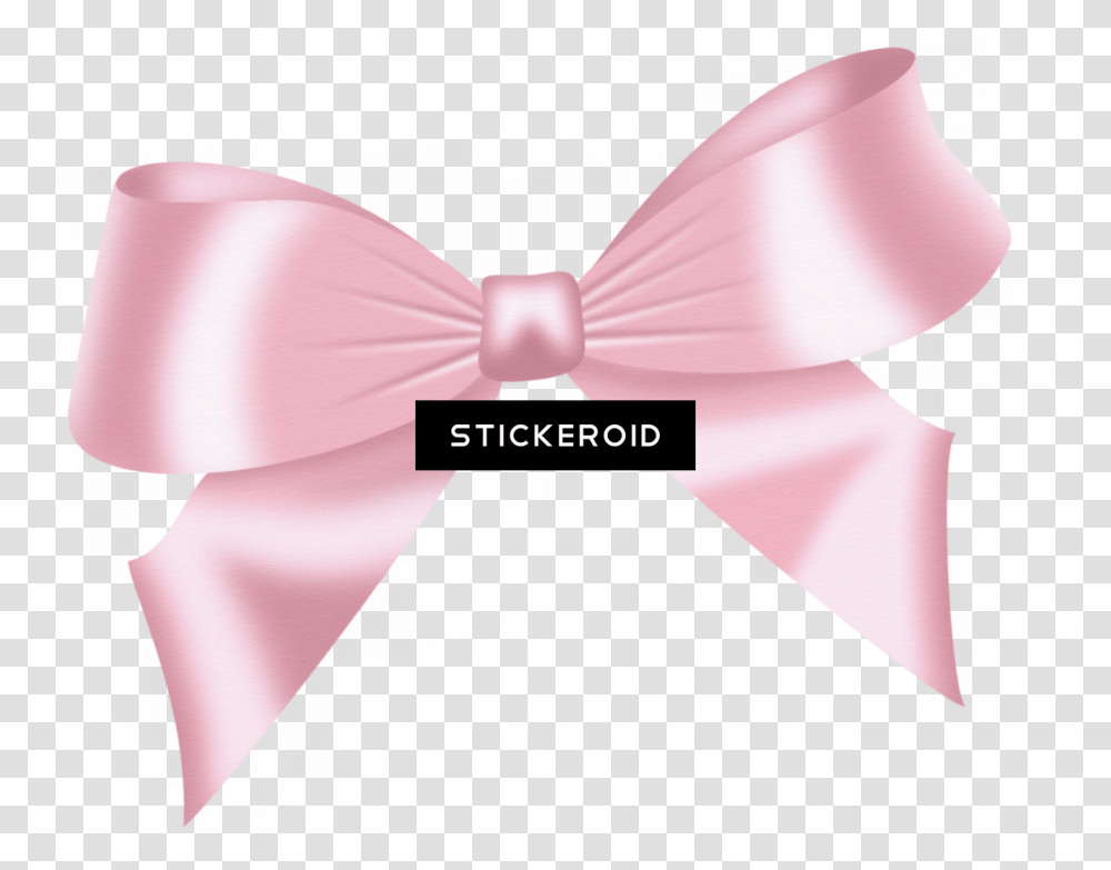 Pink Bow Image Satin, Tie, Accessories, Accessory, Necktie Transparent Png