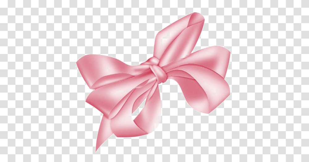 Pink Bow Ribbon Image Pink Bow Ribbon, Hair Slide, Tie, Accessories Transparent Png