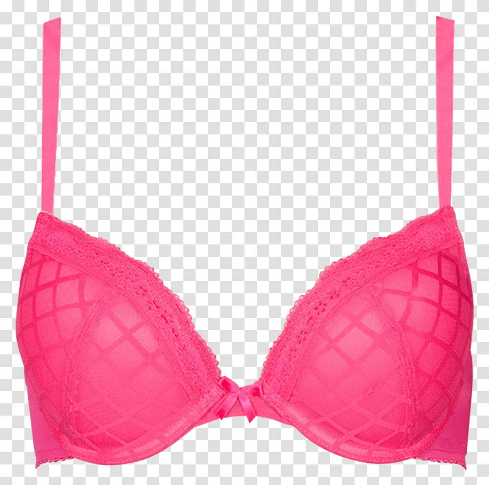 Pink Bra, Apparel, Lingerie, Underwear Transparent Png