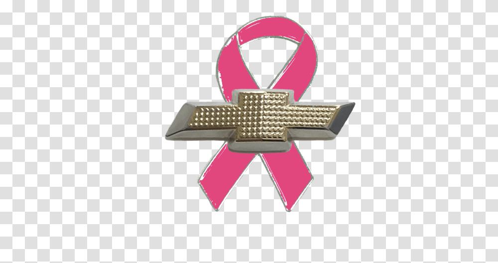 Pink Breast Cancer Ribbon Bert Ogden Chevrolet Full Emblem, Logo, Symbol, Trademark, Badge Transparent Png