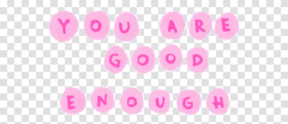 Pink Bubble You Are Good Enough Tumblr Aesthetic Circle, Purple, Texture, Tree Transparent Png