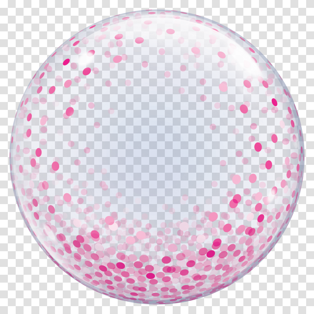 Pink Bubbles Bubble Qualatex, Confetti, Paper, Ball, Balloon Transparent Png