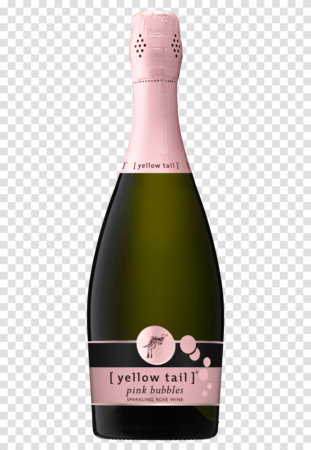 Pink Bubbles Yellow Tail Bubbles Wine, Alcohol, Beverage, Drink, Bottle Transparent Png