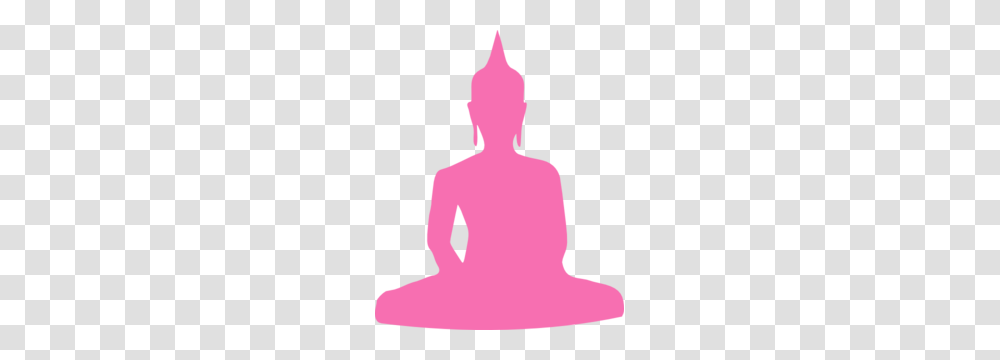 Pink Buddha Clip Art, Person, Human, Kneeling, Back Transparent Png