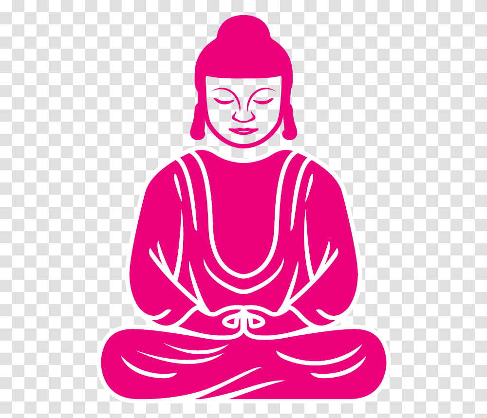 Pink Buddha Gautama Buddha Pink, Worship, Art, Person, Human Transparent Png