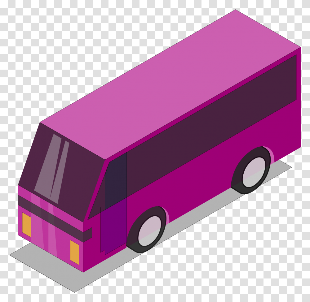 Pink Bus Icons, Vehicle, Transportation, Tour Bus, Rubber Eraser Transparent Png
