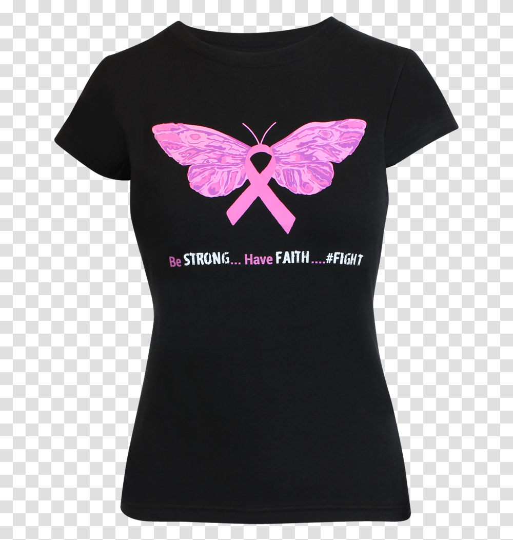 Pink Butterfly Butterfly, Apparel, T-Shirt, Flower Transparent Png