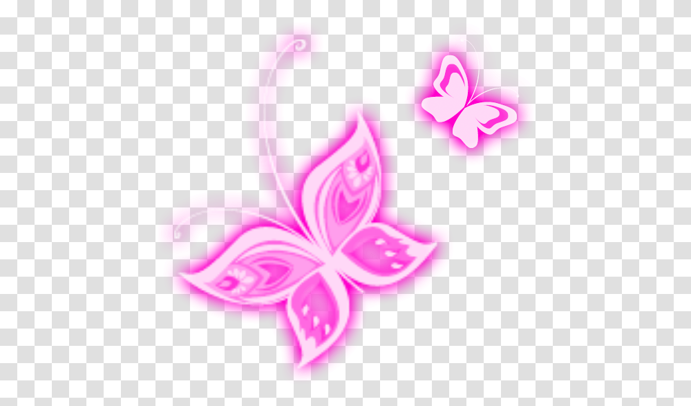 Pink Butterfly Clip Art Pink Butterfly, Pattern, Animal, Flower, Plant Transparent Png