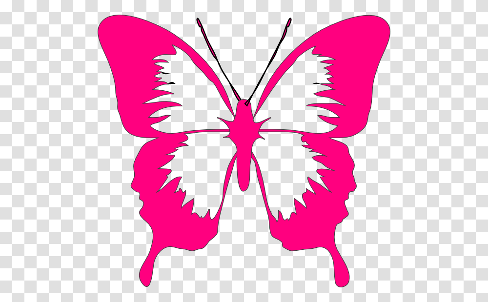 Pink Butterfly Clip Art, Stencil, Pattern, Ornament Transparent Png