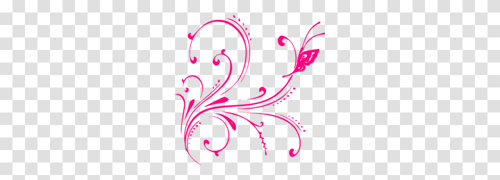 Pink Butterfly Clipart Clip Art Images, Floral Design, Pattern, Poster Transparent Png