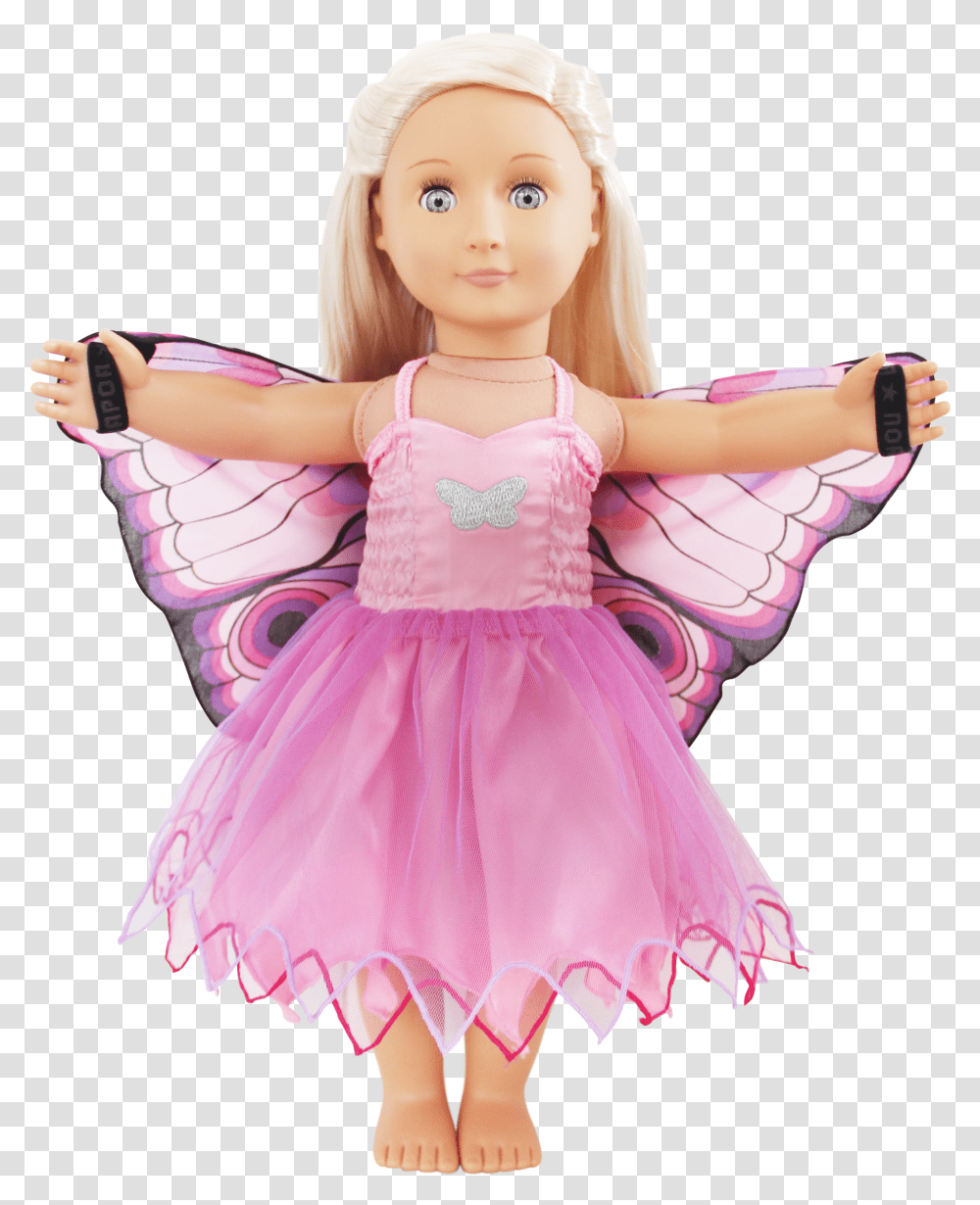 Pink Butterfly Dress Douglas Toys Barbie Transparent Png