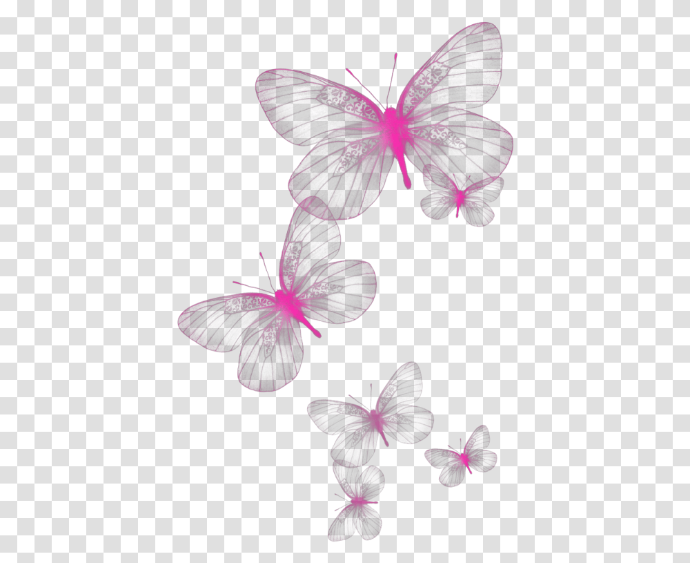 Pink Butterfly Kelebek Christmas Newyear Remiks White Butterfly, Purple, Plant, Flower, Blossom Transparent Png